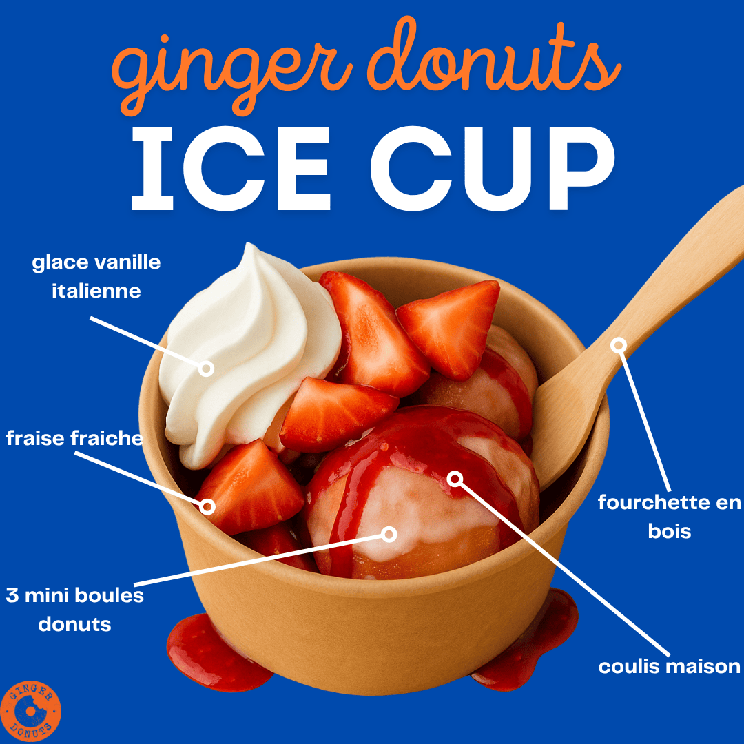 doughnut on white surface